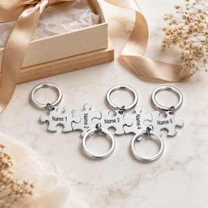 Personalisierte Schlüsselanhänger Puzzle