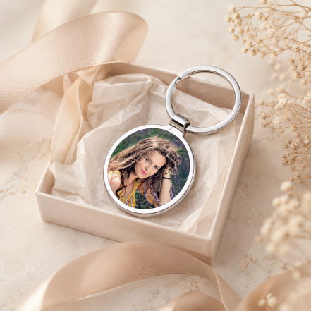 Personalisierter Schlüsselanhänger mit Foto als Geschenkidee
