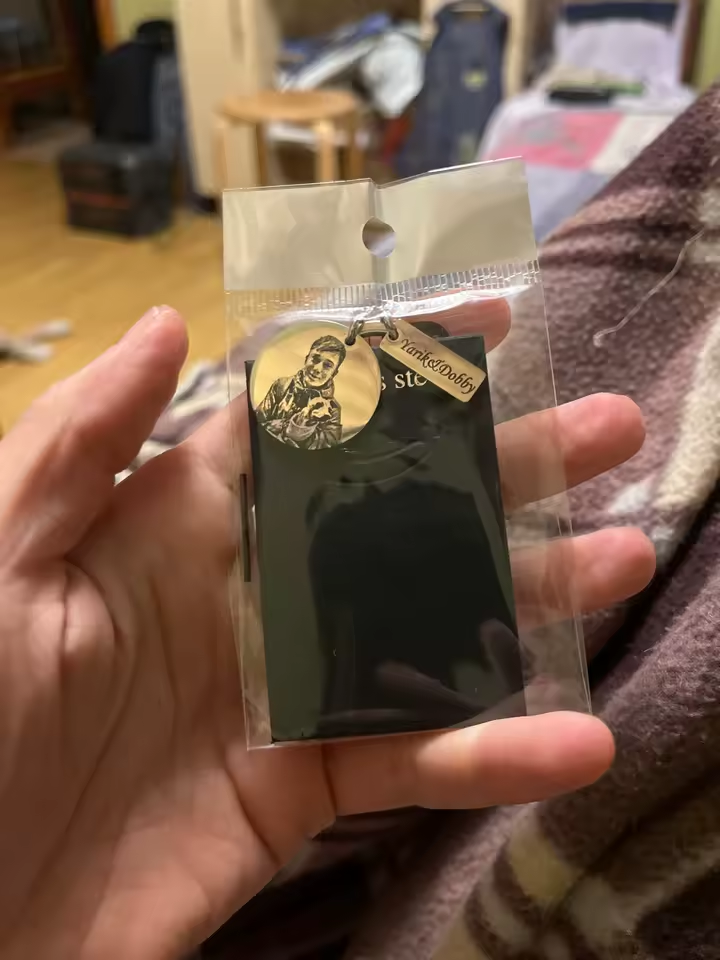 Kundenbewertung Schlüsselanhänger mit Gravur und Fotomedaillon