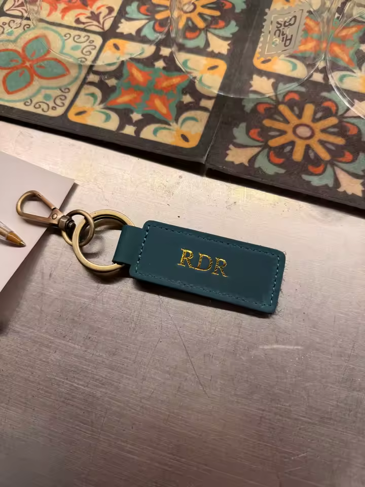 Kundenbewertung Schlüsselanhänger mit Initialen